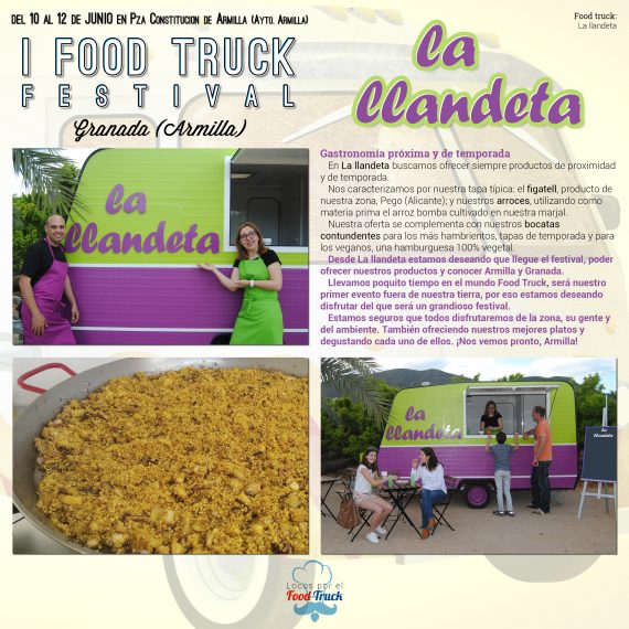 La llandeta en I Food Truck Festival de Granada