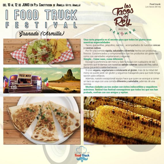 Los tacos del rey en I Food Truck Festival de Granada