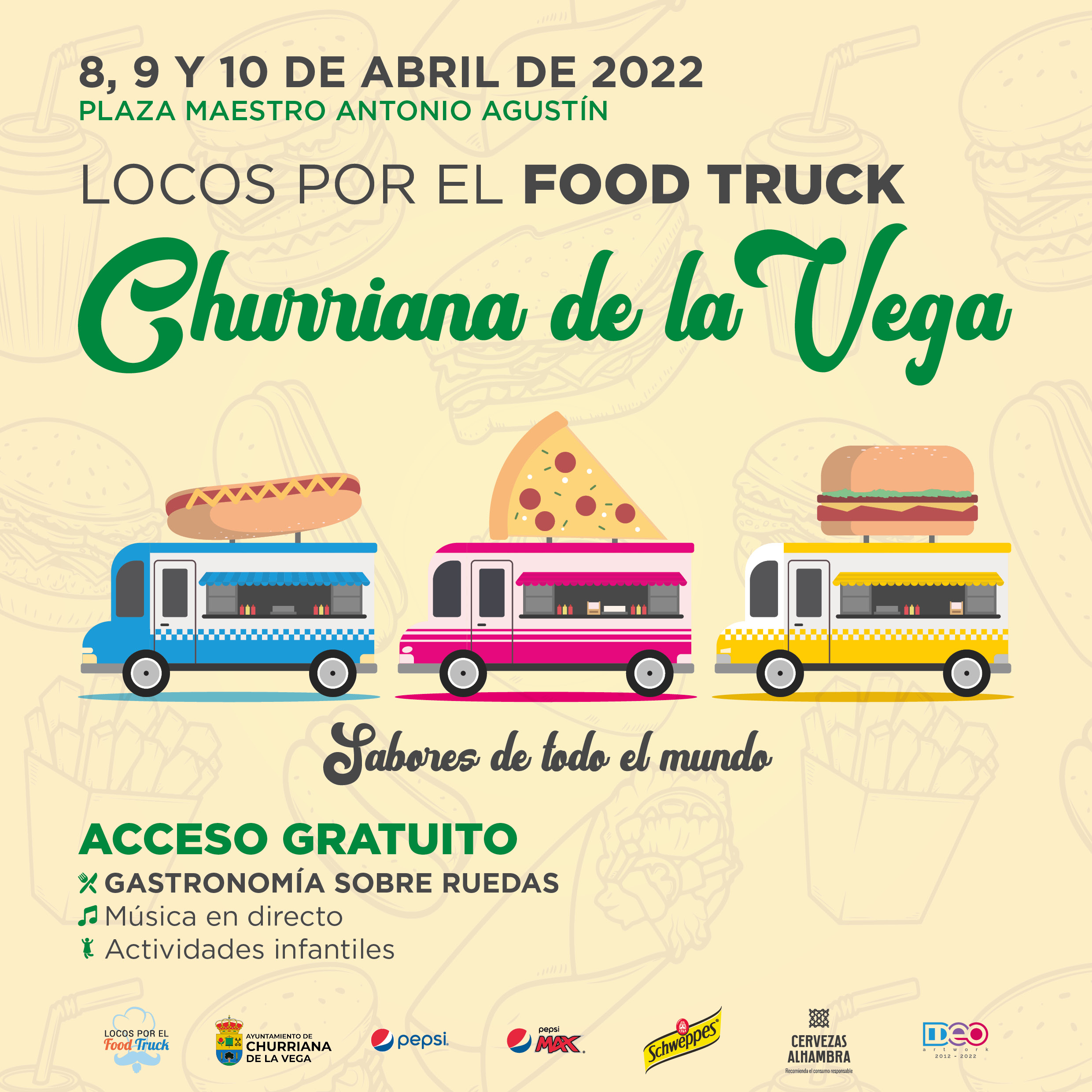 I Locos por el Food Truck en Churriana de la Vega (Granada). Abril 2022